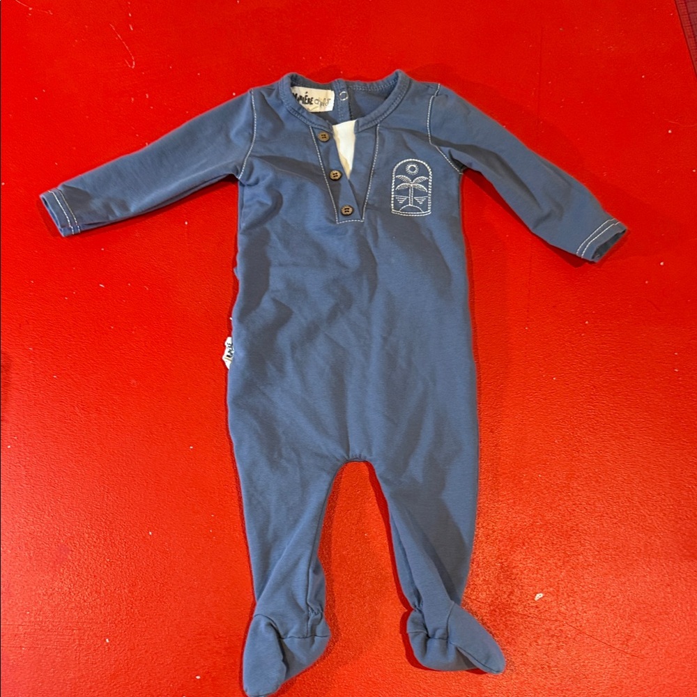 Cozy Blue Kids Footie by [Brand]